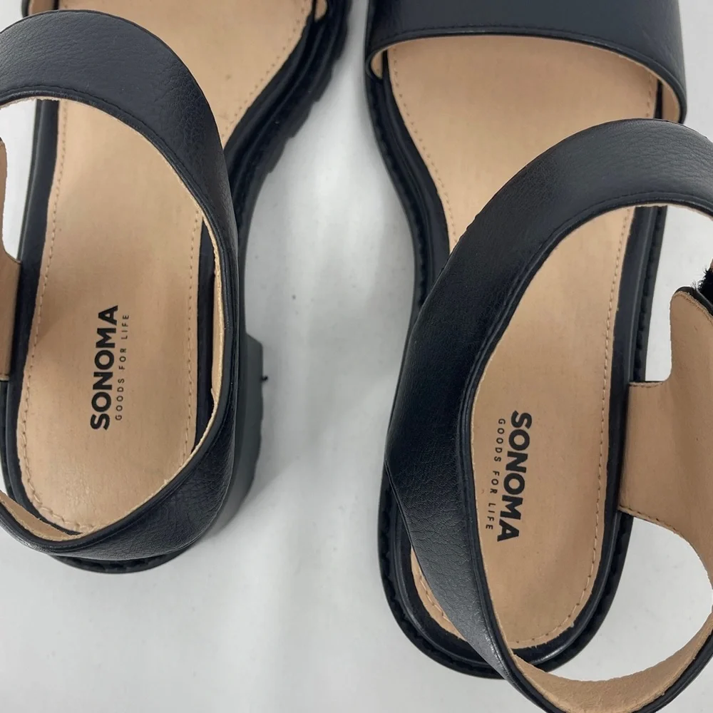 SONOMA SIZE 6M Elegant Black Women's Sandals